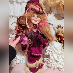Signed RARE Handmade Porcelain Doll By Retired Artist Carolyn Ann Leary